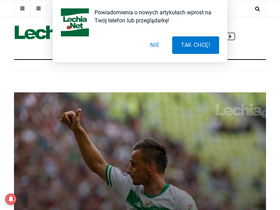 'lechia.net' screenshot