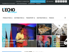 'lechotouristique.com' screenshot