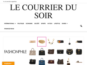 'lecourrier-du-soir.com' screenshot