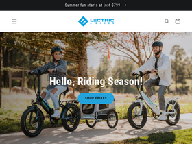 'lectricebikes.com' screenshot