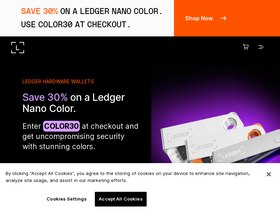 'ledger.com' screenshot