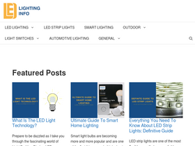 'ledlightinginfo.com' screenshot