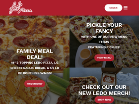 'ledopizza.com' screenshot