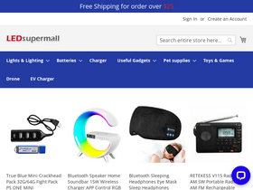 'ledsupermall.com' screenshot