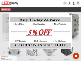 'ledsupply.com' screenshot
