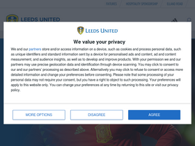 'leedsunited.com' screenshot