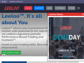 'leelootrading.com' screenshot