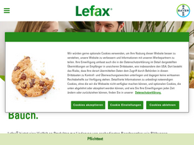 'lefax.de' screenshot