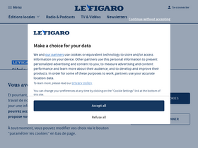 'lefigaro.fr' screenshot