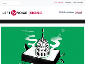 'leftvoice.org' screenshot