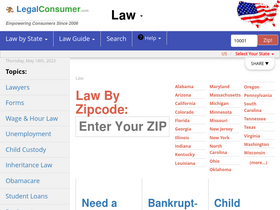 'legalconsumer.com' screenshot