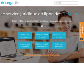 'legalife.fr' screenshot