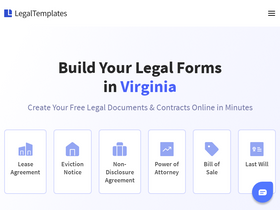 'legaltemplates.net' screenshot