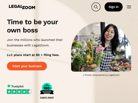 'legalzoom.com' screenshot