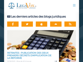 'legavox.fr' screenshot