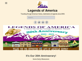 'legendsofamerica.com' screenshot