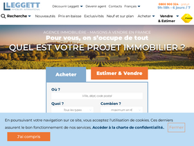 'leggett-immo.com' screenshot