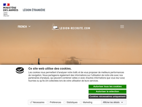 'legion-recrute.com' screenshot