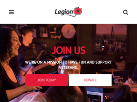 'legion.ca' screenshot