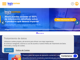 'legiscomex.com' screenshot