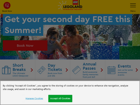 'legoland.co.uk' screenshot
