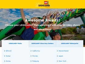 'legoland.com' screenshot