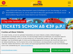 'legoland.de' screenshot