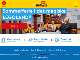 'legoland.dk' screenshot