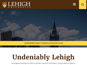 'lehigh.edu' screenshot