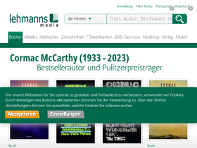 'lehmanns.de' screenshot