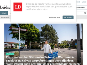 'leidschdagblad.nl' screenshot