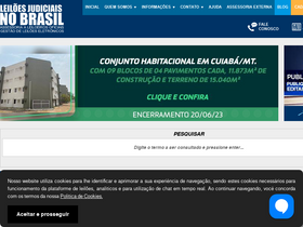 'leiloesjudiciais.com.br' screenshot