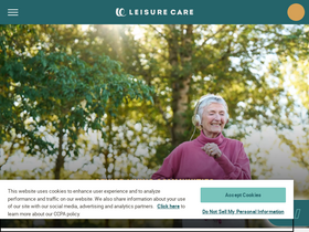 'leisurecare.com' screenshot
