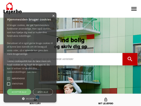 'lejerbo.dk' screenshot