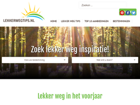 'lekkerwegtips.nl' screenshot