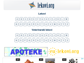 'lekovi.org' screenshot