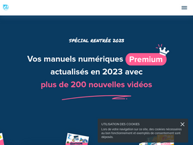 'lelivrescolaire.fr' screenshot