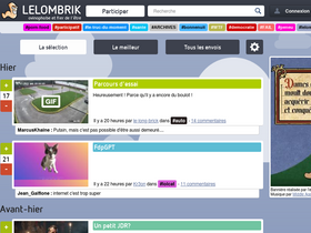 'lelombrik.net' screenshot