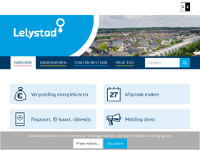 'lelystad.nl' screenshot