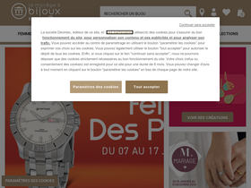 'lemanegeabijoux.com' screenshot