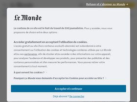 'lemonde.fr' screenshot