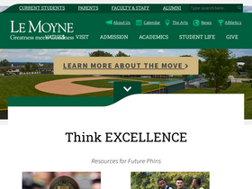 'lemoyne.edu' screenshot