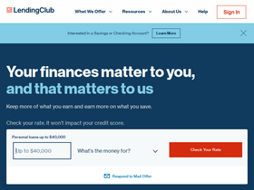 'lendingclub.com' screenshot