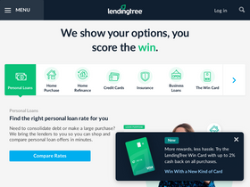 'lendingtree.com' screenshot