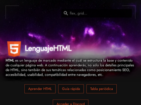 'lenguajehtml.com' screenshot
