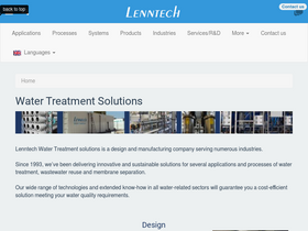'lenntech.com' screenshot