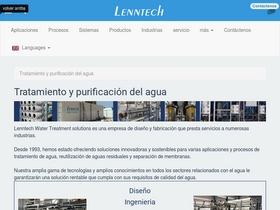 'lenntech.es' screenshot