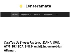 'lenteramata.com' screenshot