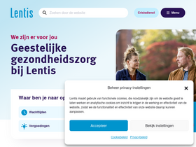 'lentis.nl' screenshot