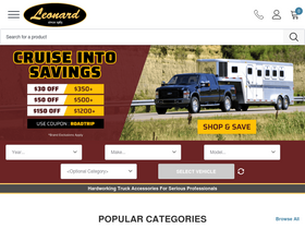 'leonardaccessories.com' screenshot